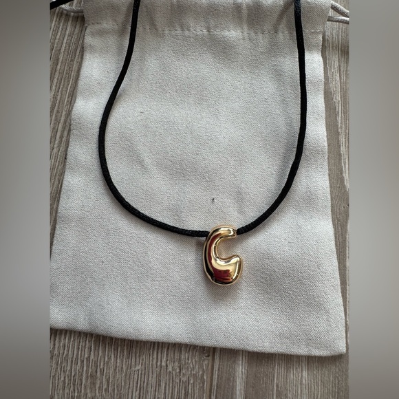 Anthropologie Bubble Letter Adjustable Choker - Picture 5 of 6